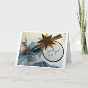 CARTÃO DE FESTIVIDADES TUDO SERÁ NOVO "FELIZ ANO NOVO"