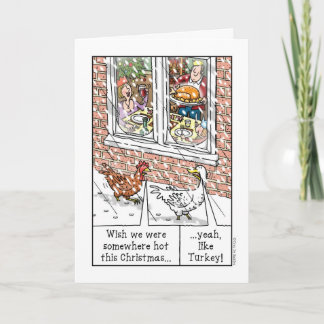 Cartão De Festividades Turkey for Christmas