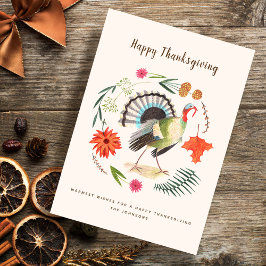 Cartão De Festividades Turkey | Thanksgiving | Greetings Cards