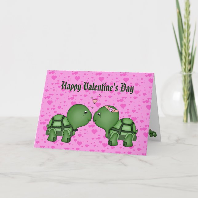 Cartão De Festividades Turtle Love card (Frente)