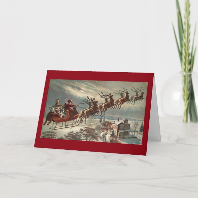 Cartão De Festividades 'Twas the Night before Christmas (Frente)