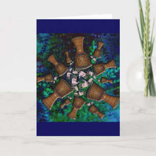 Cartão De Festividades Twelve Days of Christmas- Twelve Drummers Drumming