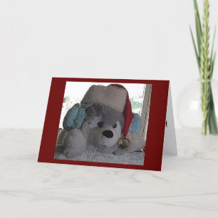 CARTÃO DE FESTIVIDADES TWIN-ESTE FELIZ PUP DIZ DESEJOS ESPECIAIS DE NATAL