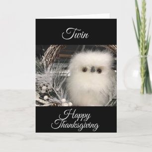 CARTÃO DE FESTIVIDADES ***TWIN*** UM MUITO FELIZ AGRADECIMENTO AO "VOCÊ"
