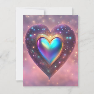 Cartão De Festividades Twinkle Star Heart