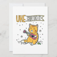 UKE Pode Fazer Ukulele Ukelele Cat Guitar Music