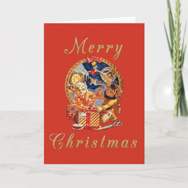 Cartão De Festividades Último pacote (Frente)