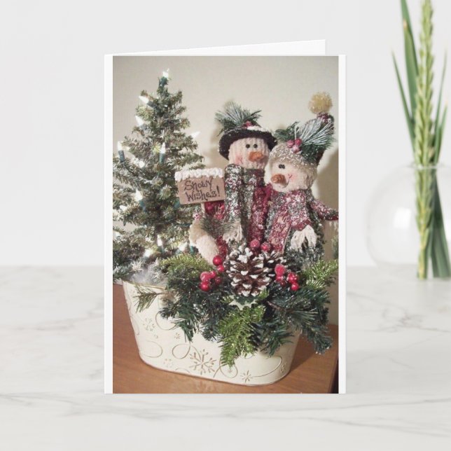 CARTÃO DE FESTIVIDADES UM ANIVERSÁRIO "ESPECÍFICO"/TOSTO DE NATAL (Frente)