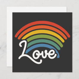 Cartão De Festividades Um arco-íris do amor