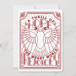 Cartão De Festividades Um Arrebatamento de Esperança, O Mundo Cansado se