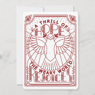 Cartão De Festividades Um Arrebatamento de Esperança, O Mundo Cansado se