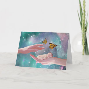 Cartão De Festividades Um bebê bonitinho na fantasia