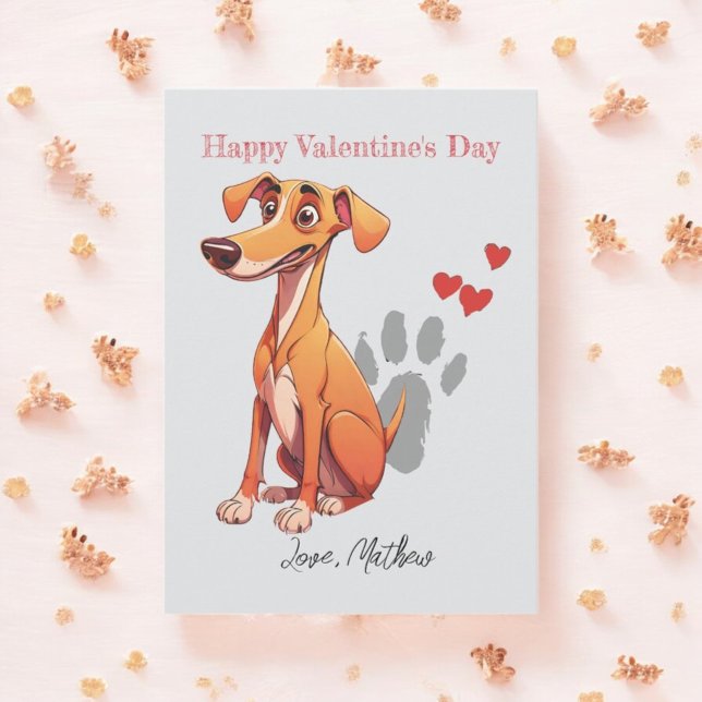 Cartão De Festividades Um cachorrinho fofo (Criador carregado)