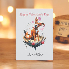 Cartão De Festividades Um cachorrinho fofo