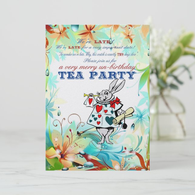 Cartão De Festividades Um Desaniversário Muito Feliz (Em pé/Frente)