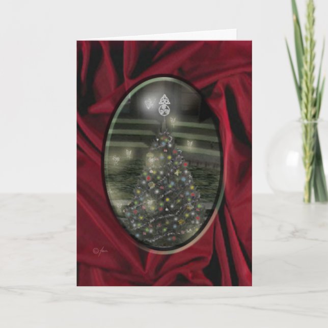 Cartão De Festividades Um Feliz Natal (Frente)