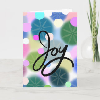 Cartão De Festividades Um Feriado de Coração Alegre