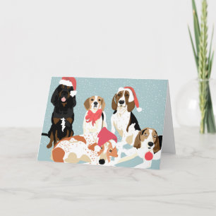 Cartão De Festividades Um feriado de onhound (dentro do Vazio)