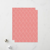um fundo vermelho e branco com um padrão