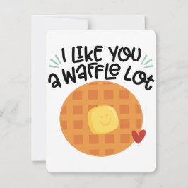 CARTÃO DE FESTIVIDADES UM LOTE DE WAFFLE