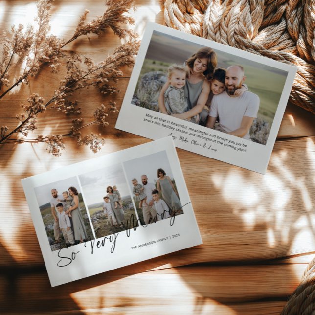 Cartão De Festividades Um Natal Elegante Moderno e Muito Feliz (Criador carregado)