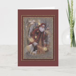 Cartão De Festividades Um Natal enchido com a mágica