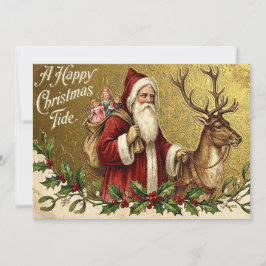 Cartão De Festividades Um Natal Feliz