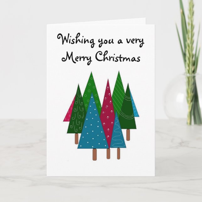 Cartão De Festividades Um Natal Muito Feliz (Frente)