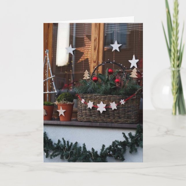 CARTÃO DE FESTIVIDADES UM NATAL MUITO FELIZ E NATAL DO ANO NOVO (Frente)