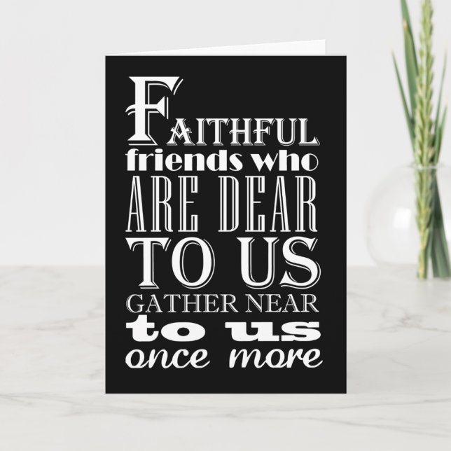 Cartão De Festividades Um pequeno Natal feliz (Frente)