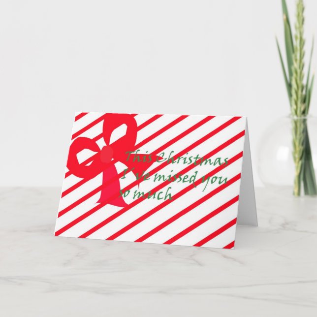 Cartão De Festividades Um presente para meu Natal (Frente)