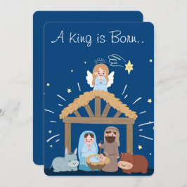 Cartão De Festividades Um Rei é Nascer