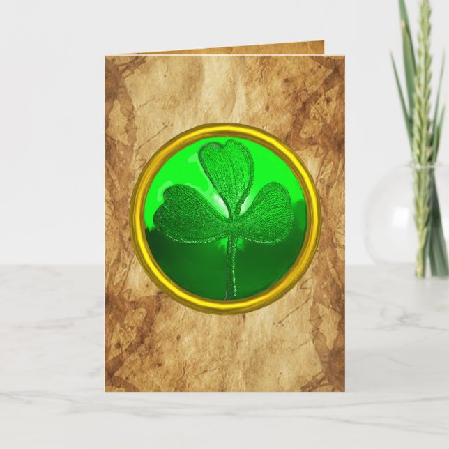 Cartão De Festividades Um Velho Búlgaro Irlandês De Bênção De Natal (Frente)