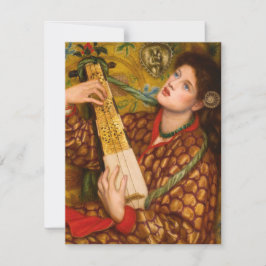 Cartão De Festividades Uma Arte Vintage de Natal Personalizada