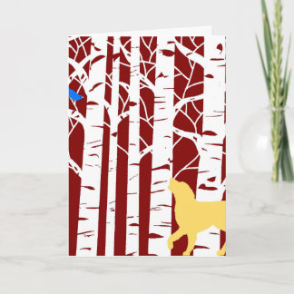 Cartão De Festividades Uma canção de paz, Latido de alegria