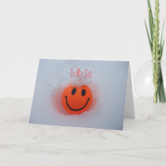 Cartão De Festividades Uma cara - o dia dos namorados do filho