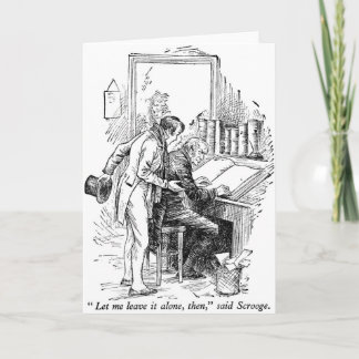 Cartão De Festividades Uma Carol de Natal