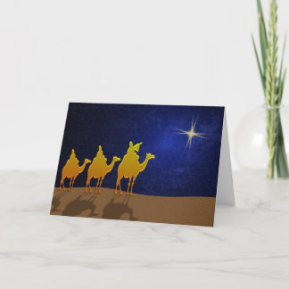 Cartão De Festividades Uma estrela. uma estrela… que brilha na noite