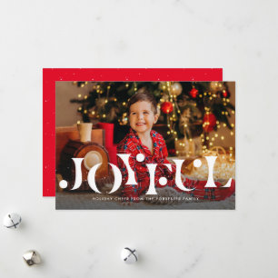 Cartão De Festividades Uma foto simples e alegre em vermelho