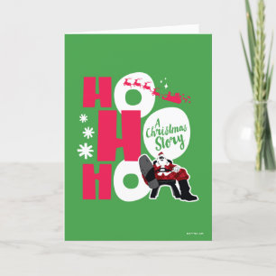 Cartão De Festividades Uma História de Natal Ho Ho Ho