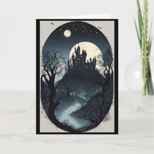 Cartão De Festividades Uma Noite de Medos e Delícias de Halloween