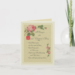 Cartão De Festividades Uma oração para a Rua.