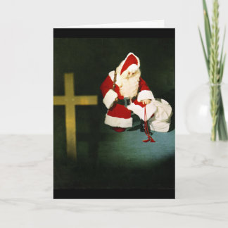 Cartão De Festividades Uma oração para o Natal