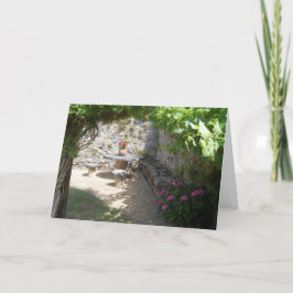 Cartão De Festividades Un jardin à la française