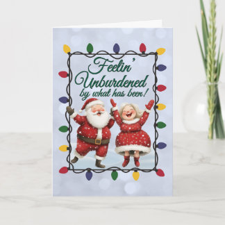 Cartão De Festividades Unburdened By What Has Been Christmas Card