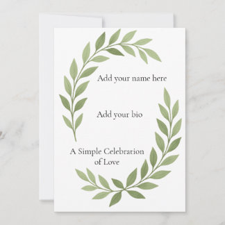 Cartão De Festividades Under the arch of nature’s calm