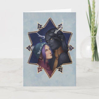 Cartão De Festividades Under the Mistletoe