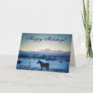 Cartão De Festividades Under the Mountain