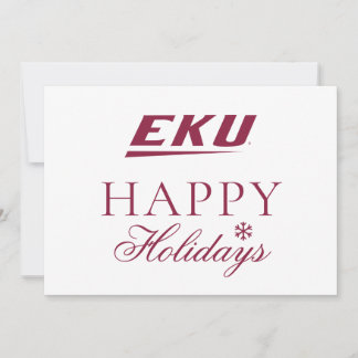 Cartão De Festividades Universidade de Kentucky Oriental | EKU