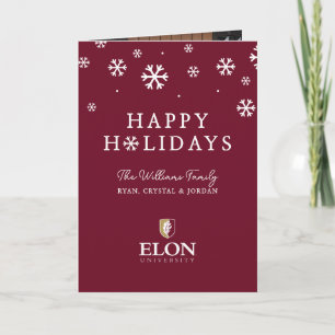 Cartão De Festividades Universidade Elon